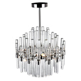 Miroir 8 Light 16in Polished Nickel Chandelier
