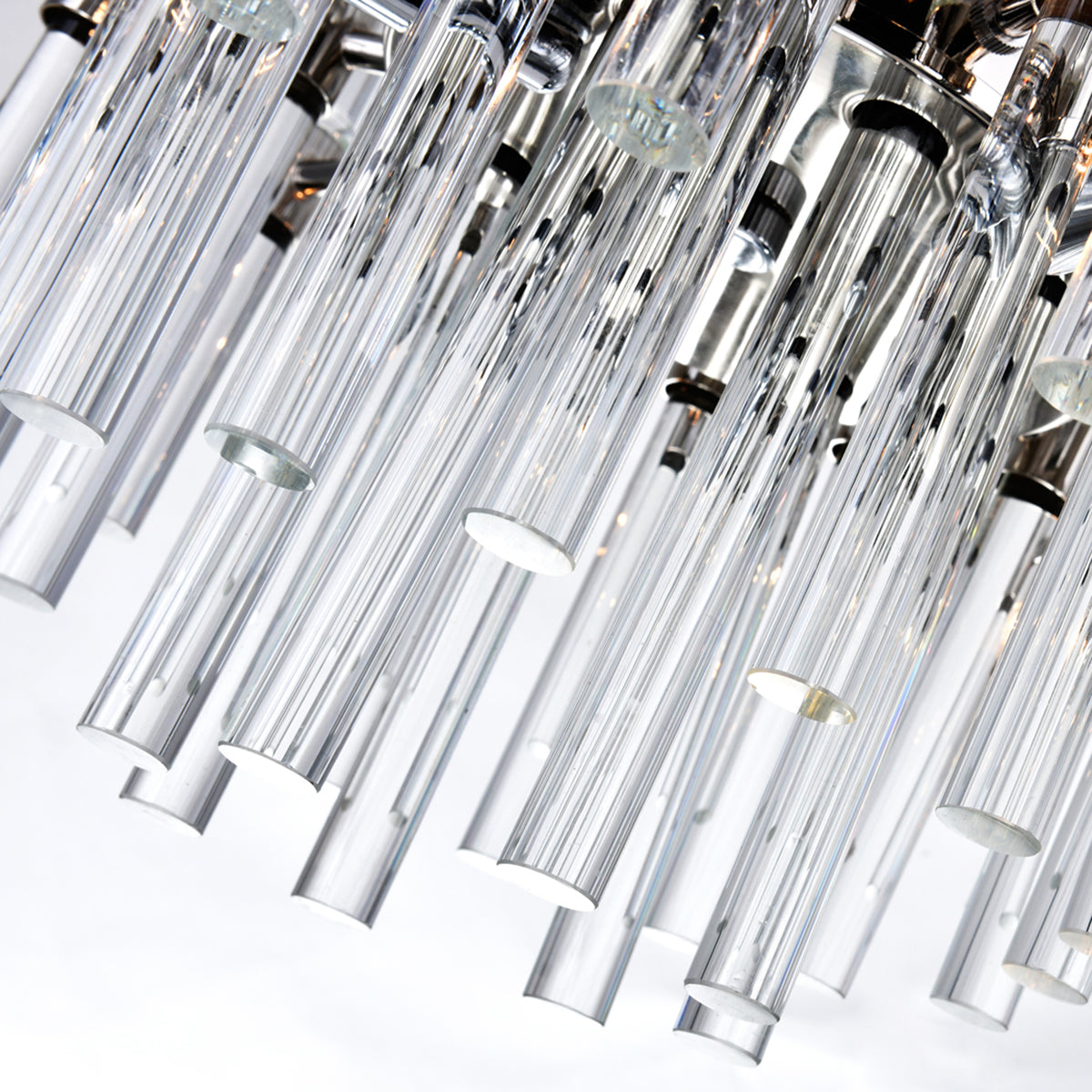 Miroir 8 Light 16in Polished Nickel Chandelier