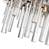 Miroir 16 Light 40in Polished Nickel Chandelier