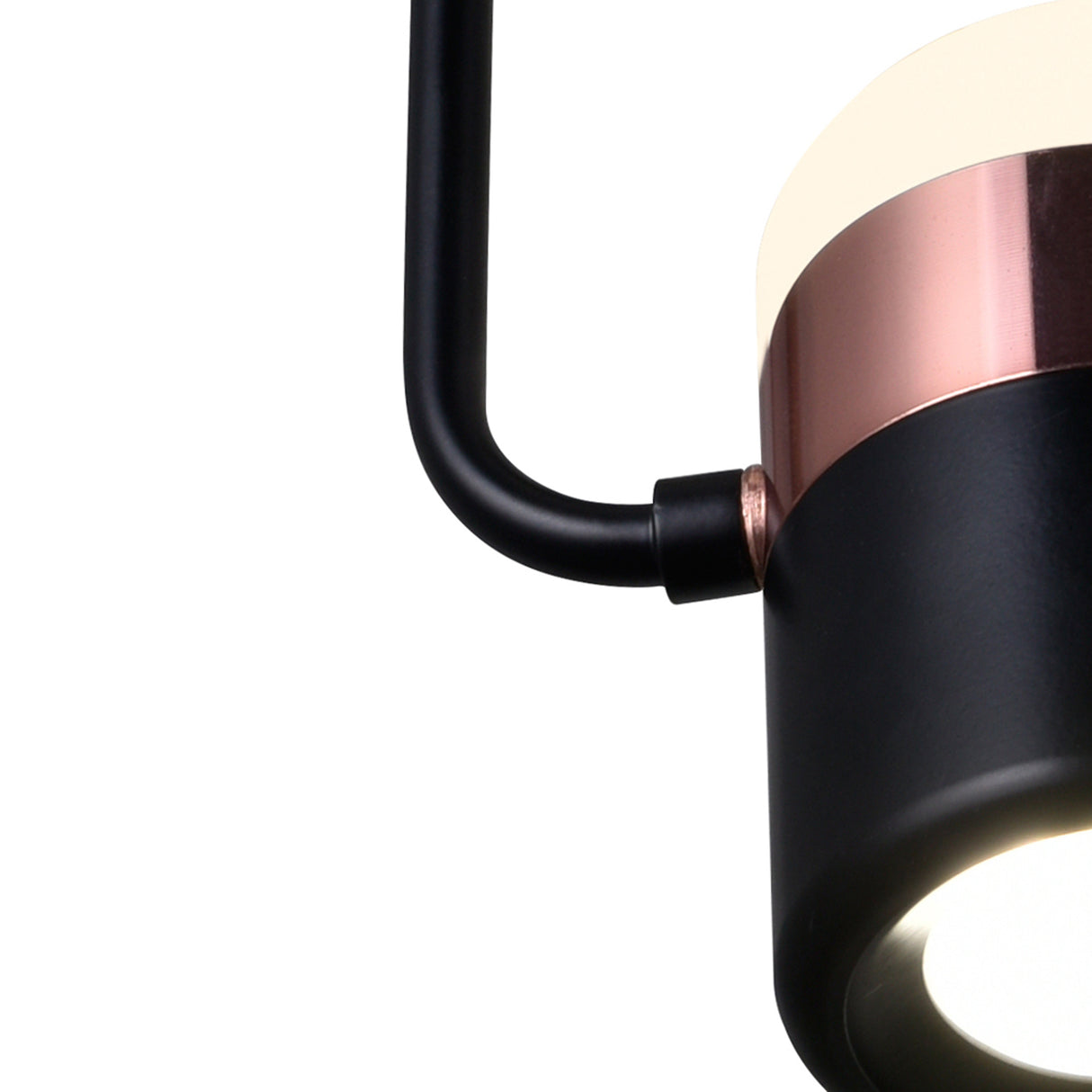 Moxie LED Down Mini Pendant With Black Finish