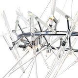 Icicle 12 Light 42in Chrome Chandelier