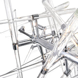 Icicle 12 Light 42in Chrome Chandelier