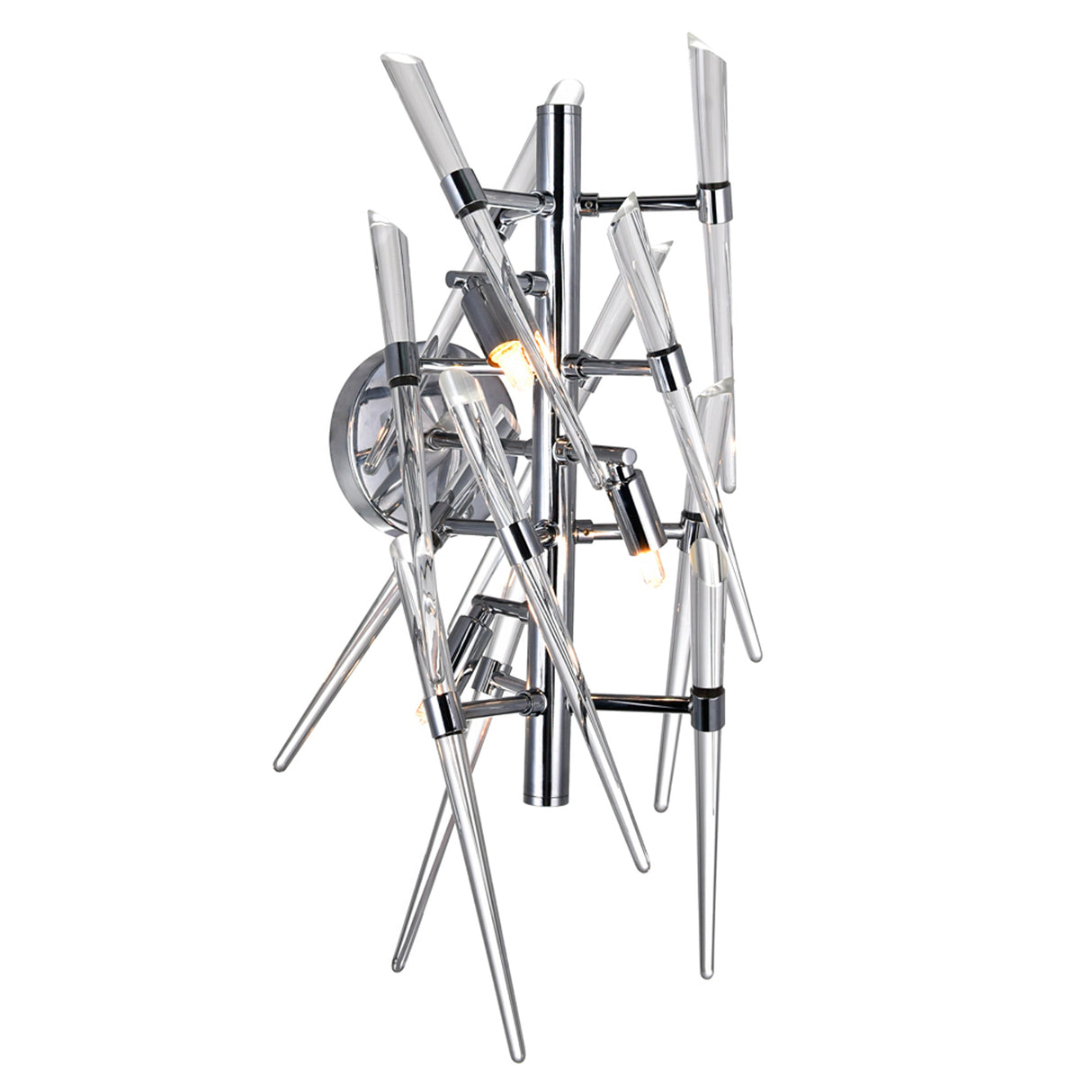 Icicle 3 Light 11in Chrome Wall Light