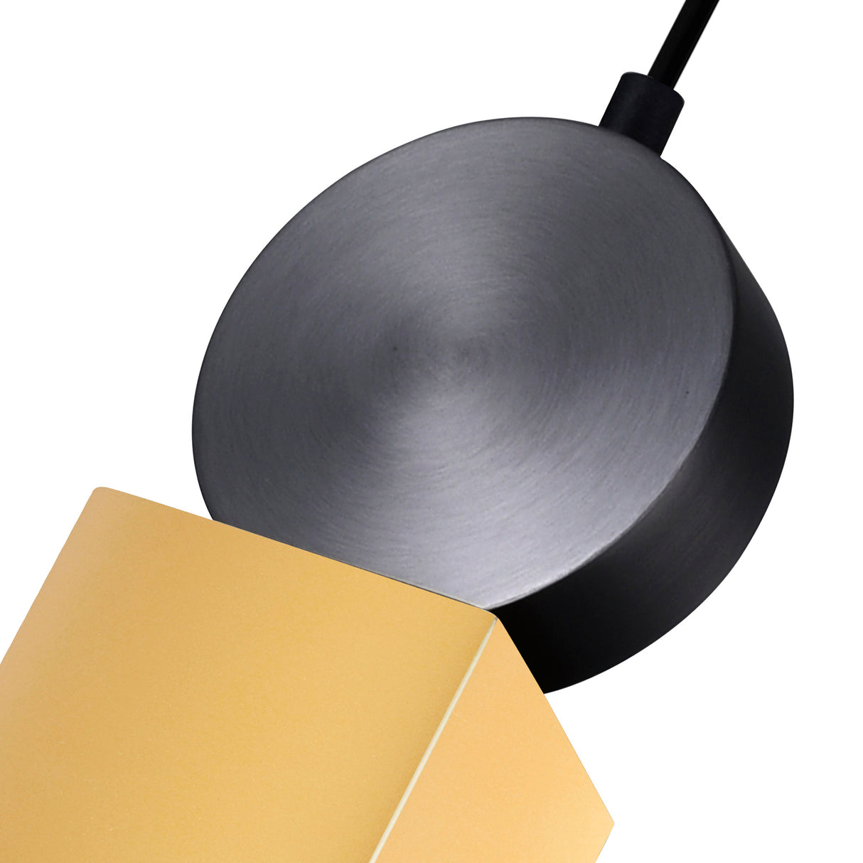 Saleen LED Mini Pendant Light With Sun Gold & Black Finish