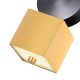 Saleen LED Mini Pendant Light With Sun Gold & Black Finish
