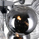 Pallocino 10 Light 25in Chrome Flush Mount
