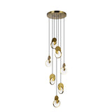 Tranche Integrated LED 24in Brushed Brass Pendant