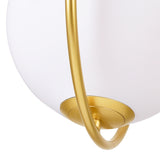 Celeste 1 Light 14in Medallion Gold Mini Pendant