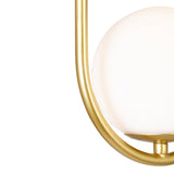 Celeste 1 Light 8in Medallion Gold Mini Pendant