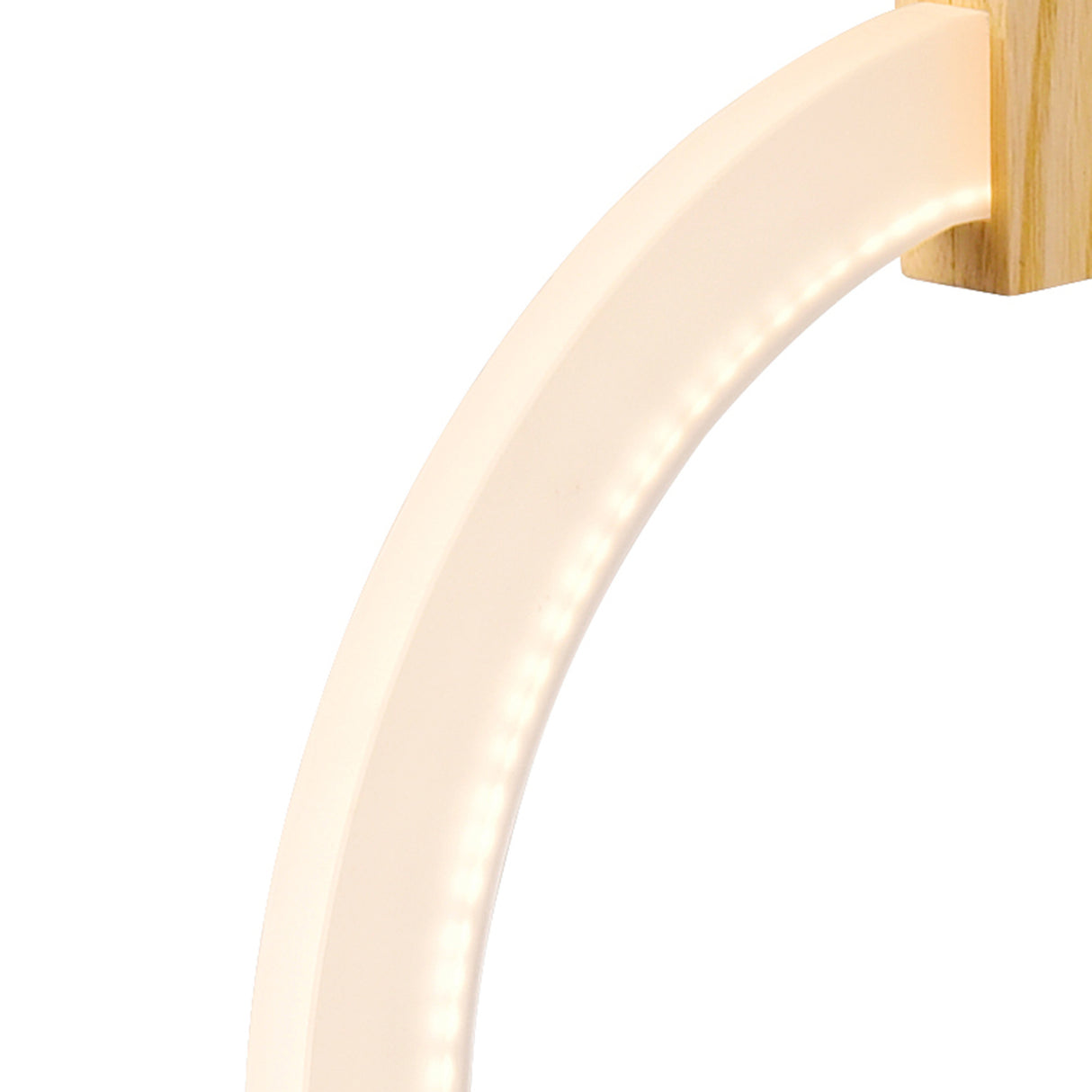 Anello LED Pendant Light With White Oak Finish