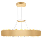 Bjoux LED Chandelier Light With Sun Gold Finish