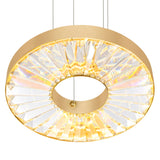 Bjoux LED Chandelier Light With Sun Gold Finish