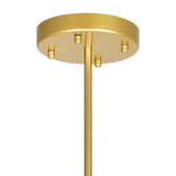 Compass 10 Light Medallion Gold Chandelier