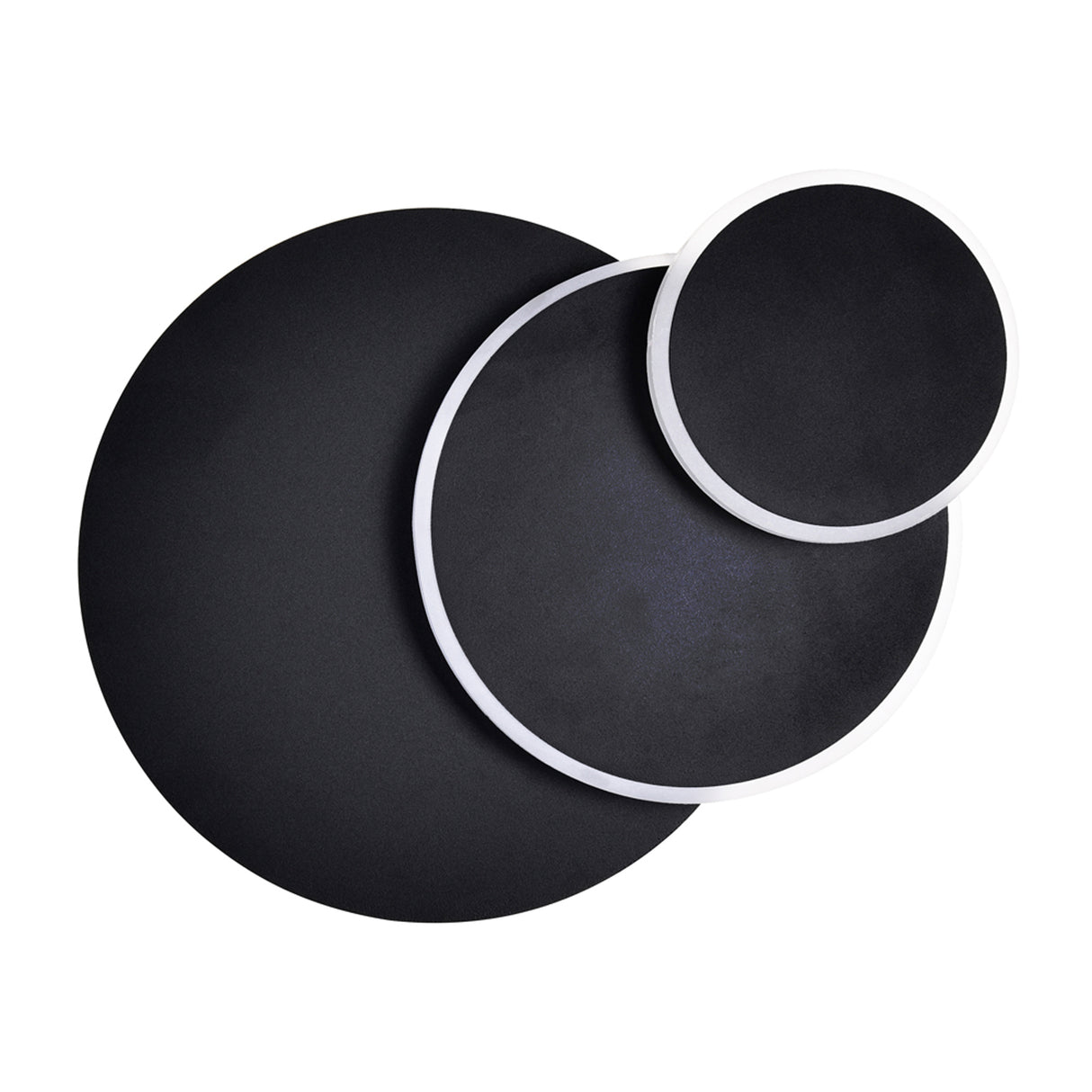 Private I Integrated LED Round Matte Black Wall Sconce
