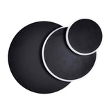 Private I Integrated LED Round Matte Black Wall Sconce