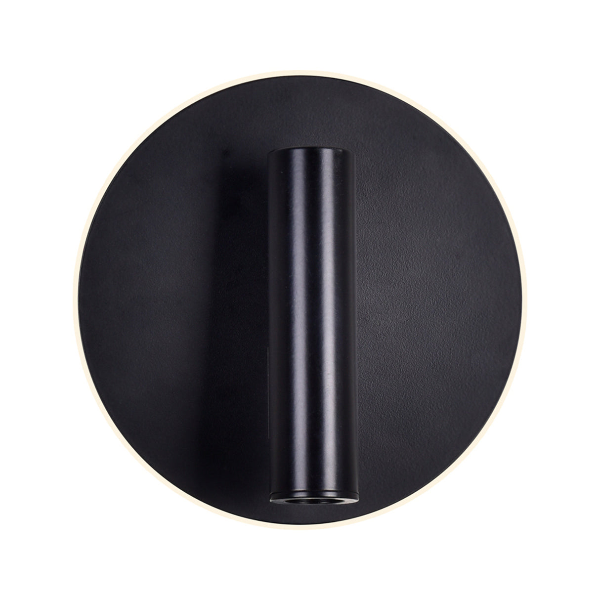 Private I Integrated LED Adjustable Round Matte Black Wall Sconce
