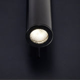 Private I Integrated LED Adjustable Round Matte Black Wall Sconce