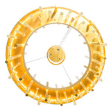 Millipede Integrated LED 26in Satin Gold Chandelier