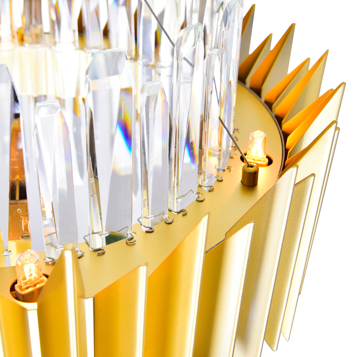 Cityscape 12 Light 20in Satin Gold Chandelier
