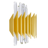 Cityscape 7 Light 24in Satin Gold Vanity Light