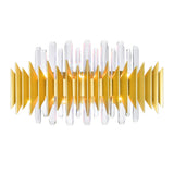 Cityscape 7 Light 24in Satin Gold Vanity Light