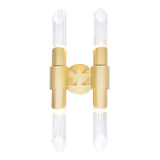 Croissant 4 Light Wall Sconce With Satin Gold Finish