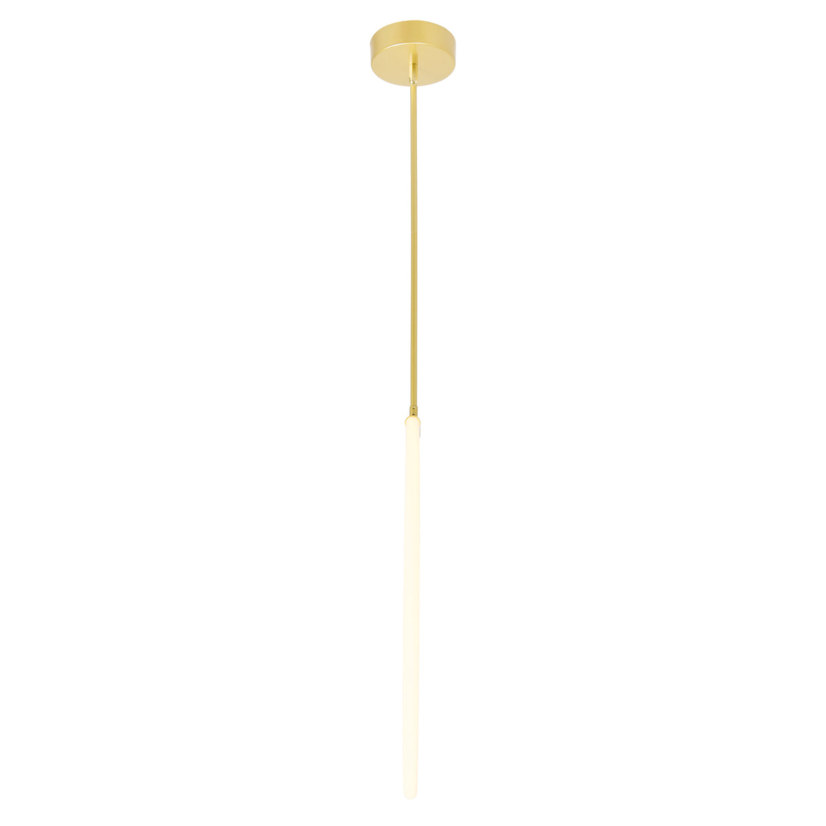 Hoops Integrated LED 24in Satin Gold Chandelier
