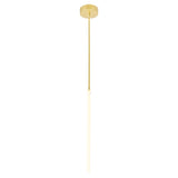 Hoops Integrated LED 24in Satin Gold Chandelier