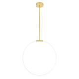 Hoops Integrated LED 24in Satin Gold Chandelier