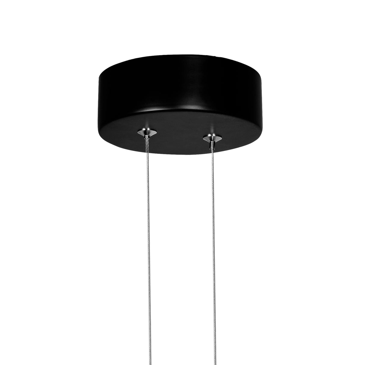 Pulley Integrated LED 8in Black Mini Pendant