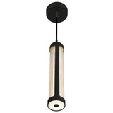 Neva Integrated LED 3in Black Pendant