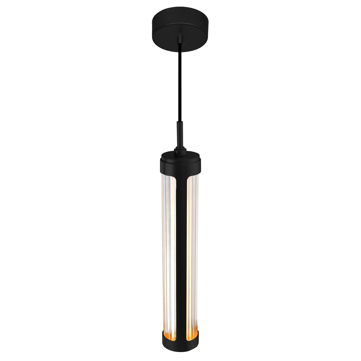 Neva Integrated LED 3in Black Pendant