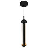 Neva Integrated LED 3in Black Pendant