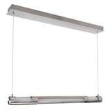 Neva Integrated LED 36in Satin Nickel Chandelier