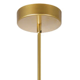 Oskil Integrated LED 31in Satin Gold Chandelier