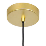 Lena Integrated LED 5in Satin Gold Mini Pendant