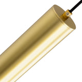 Lena Integrated LED 5in Satin Gold Mini Pendant