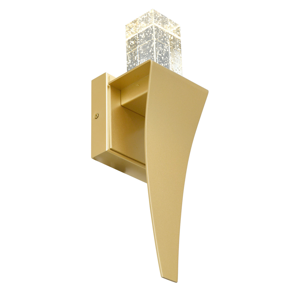 Catania Integrated LED 5in Satin Gold Wall Light