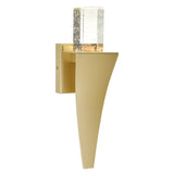 Catania Integrated LED 5in Satin Gold Wall Light