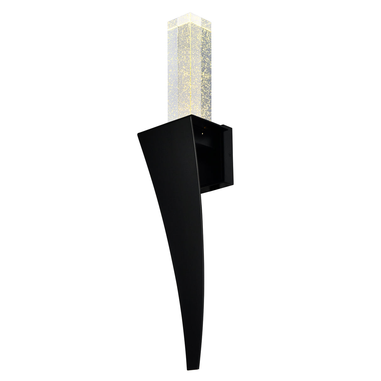 Catania Integrated LED 7in Black Wall Light