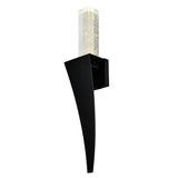 Catania Integrated LED 7in Black Wall Light