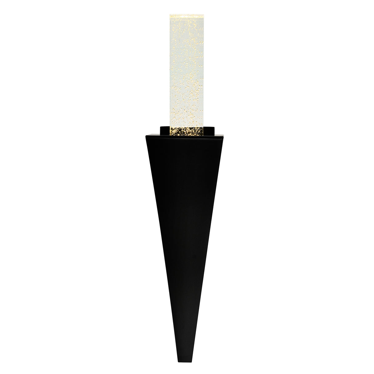 Catania Integrated LED 7in Black Wall Light