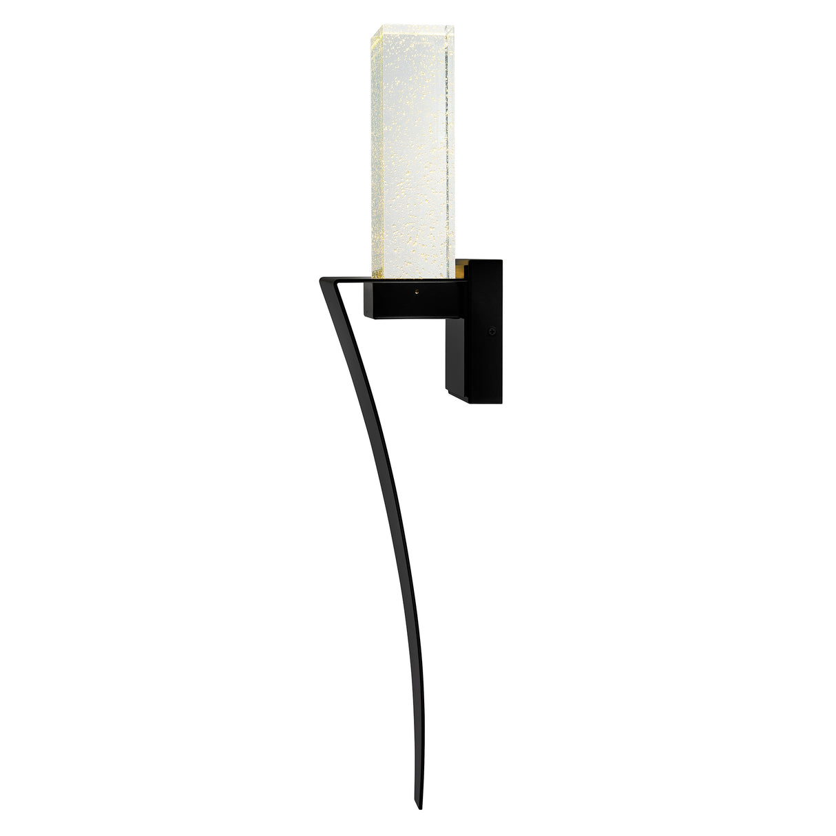 Catania Integrated LED 7in Black Wall Light