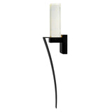 Catania Integrated LED 7in Black Wall Light