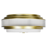 Valdivia 5 Light 22in Satin Gold Flush Mount