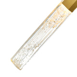 Greta Integrated LED 5in Brass Mini Pendant with Handcrafted Glass