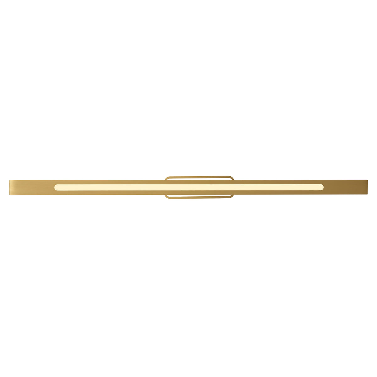 Himalayas Integrated LED 48in Brass Chandelier with Handcrafted Glass