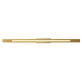 Himalayas Integrated LED 48in Brass Chandelier with Handcrafted Glass