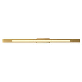 Himalayas Integrated LED 62in Brass Chandelier with Handcrafted Glass