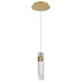 Olinda Integrated LED 5in Satin Gold Mini Pendant